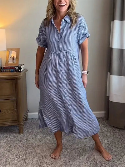 VITTORIA – Shirt Dress Elegant Casual