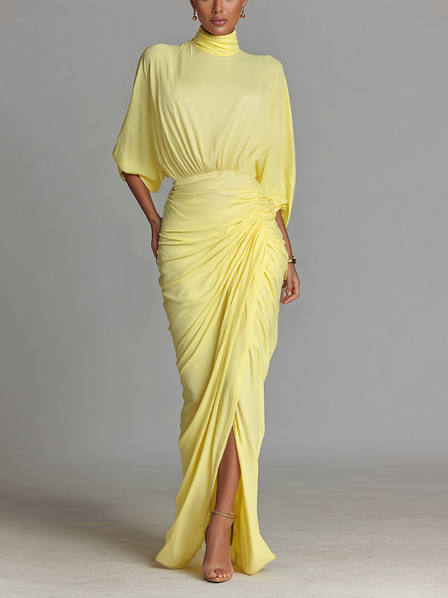 Comfortable Maxi Dress in Bright Yellow