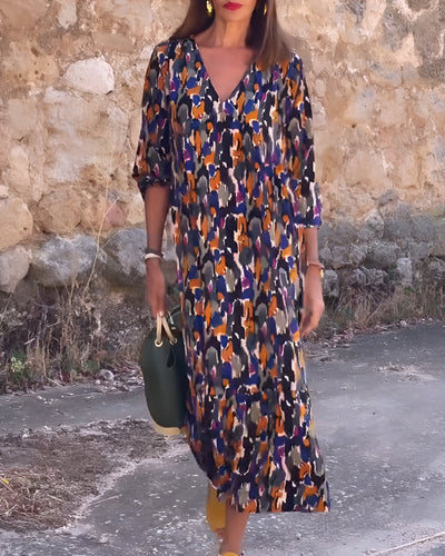 VIOLETTA – Maxi Dress Retro Elegant