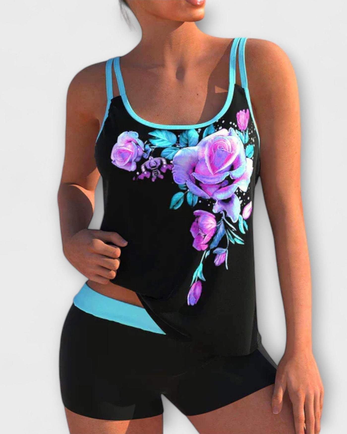 Coralia | Tropical Bloom Tankini