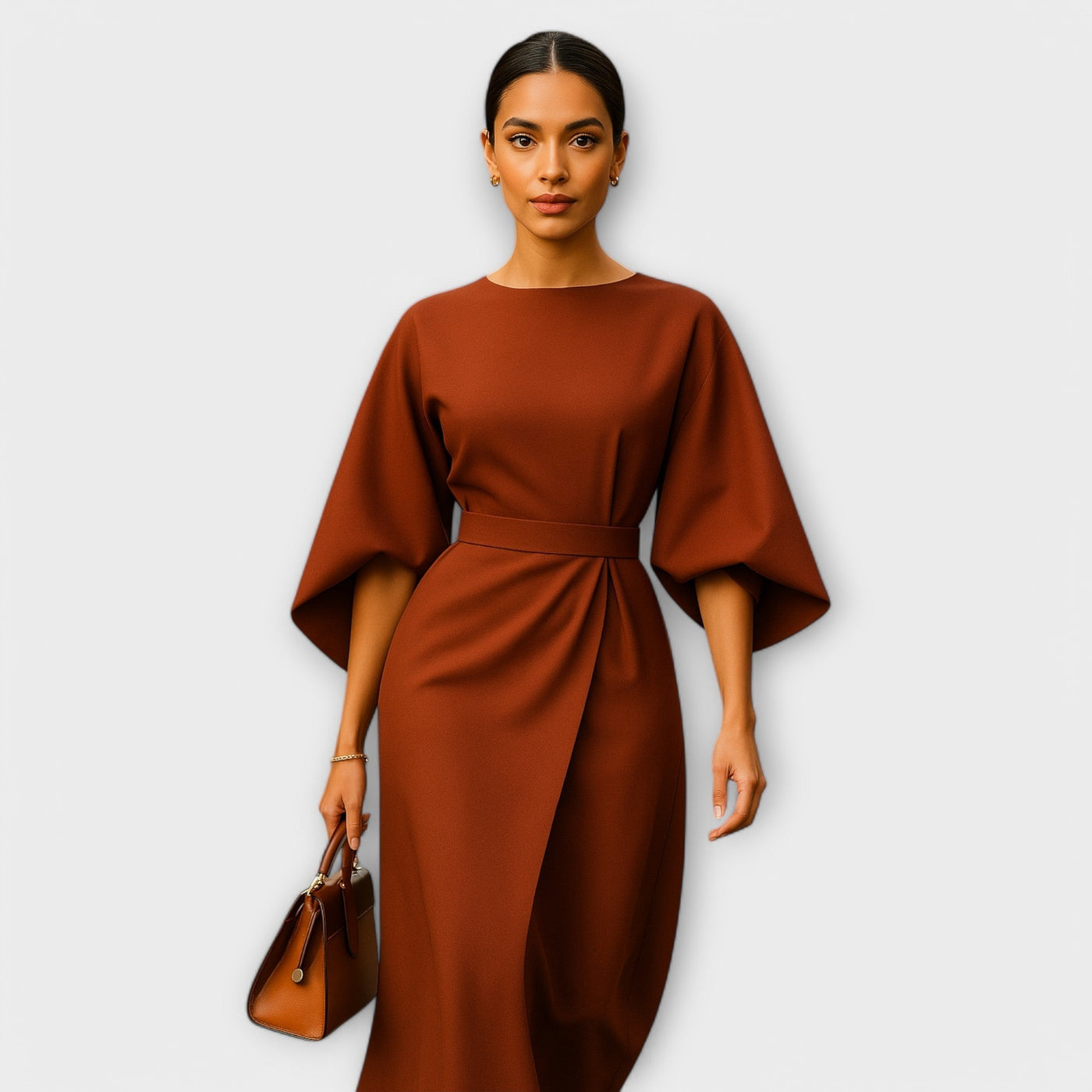 SARA – Elegant Dress with Sleeves