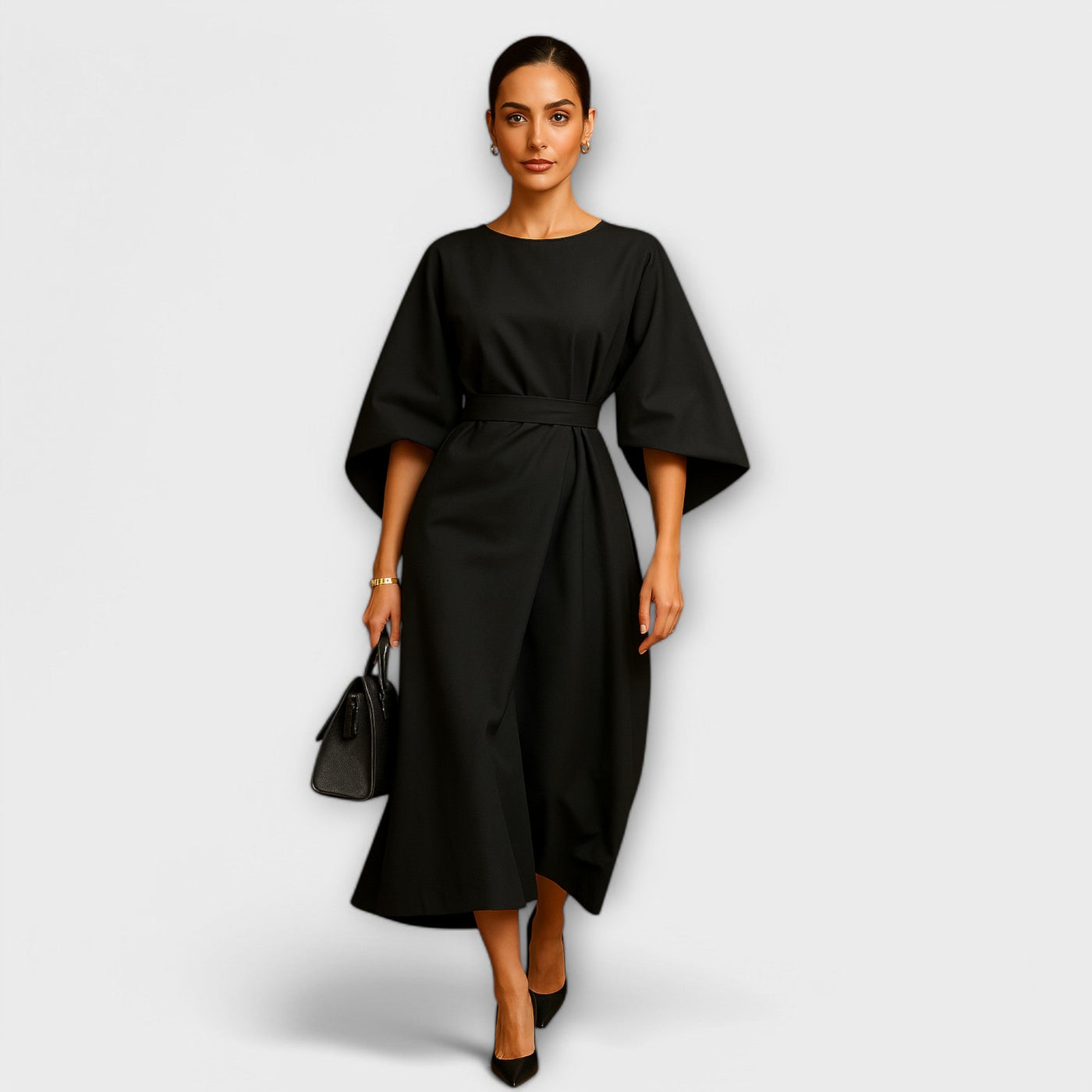 SARA – Elegant Dress with Sleeves
