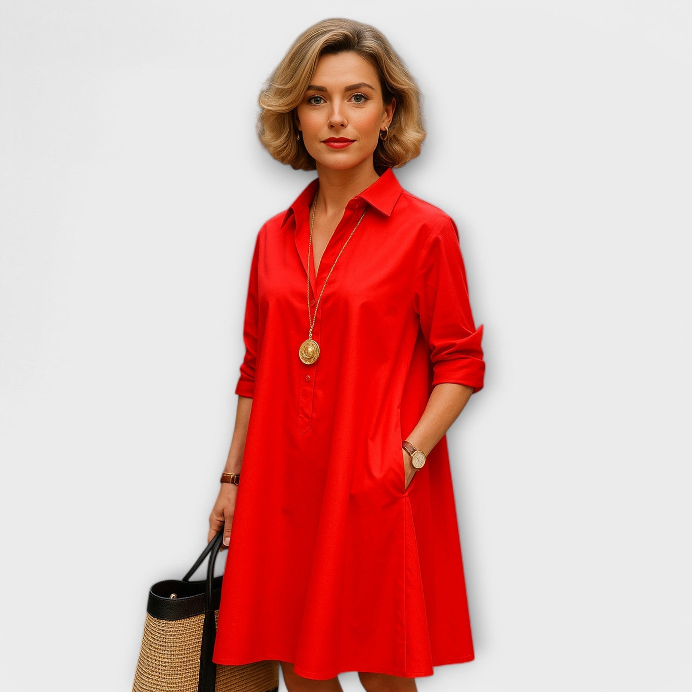 AURORA – Modern Shirt Dress