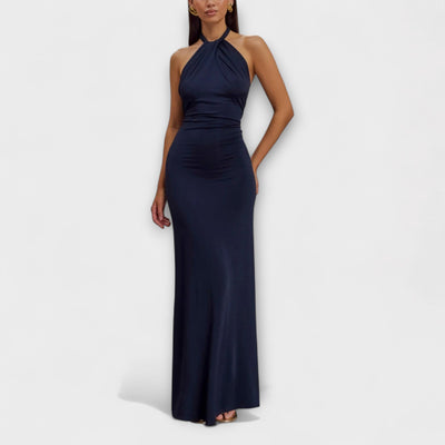 Laguna™ | Slinky Maxi Dress with Halter Neck