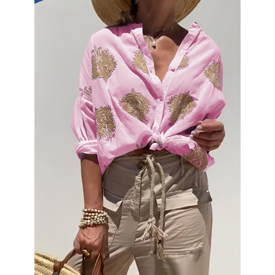 SIMONE – Stylish Blouse in Ibiza Style