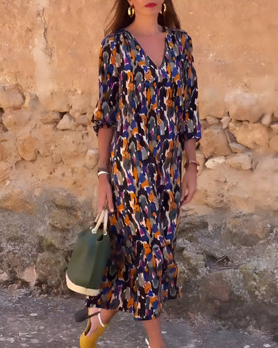 VIOLETTA – Maxi Dress Retro Elegant