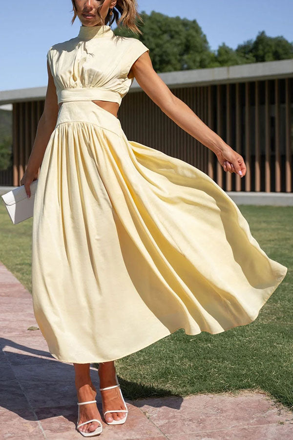 Liora™ | Midi Dress with Pockets