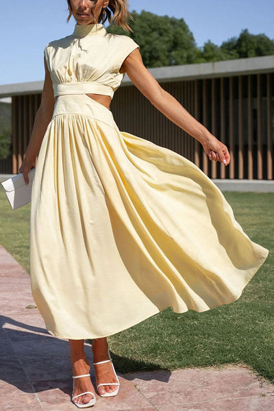 Liora™ | Midi Dress with Pockets