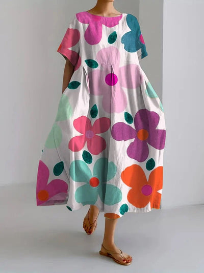 ELIANA – Midi Dress Floral Summer
