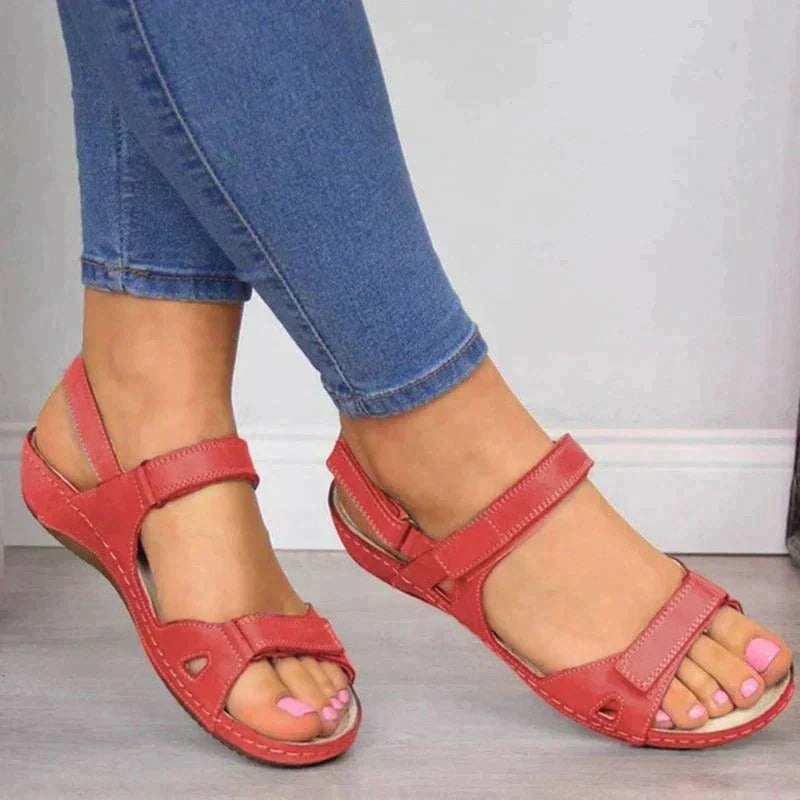 Ameli | Stylish Comfort Sandals with Velcro Closure