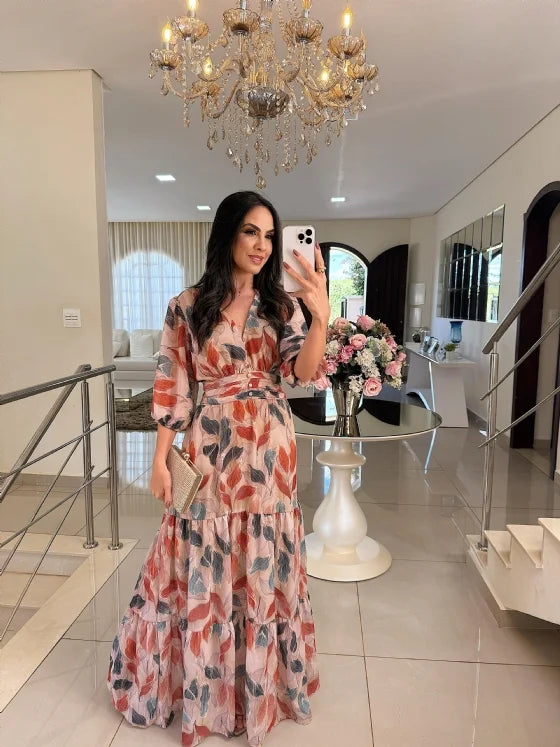 Ruth™ | Long Floral Dress