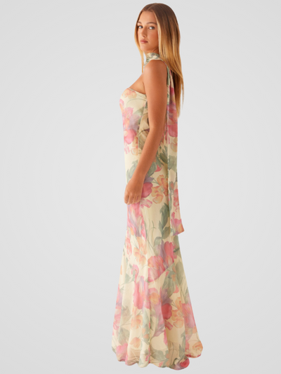 Aperti™ | Bandeau Dress in Floral Chiffon