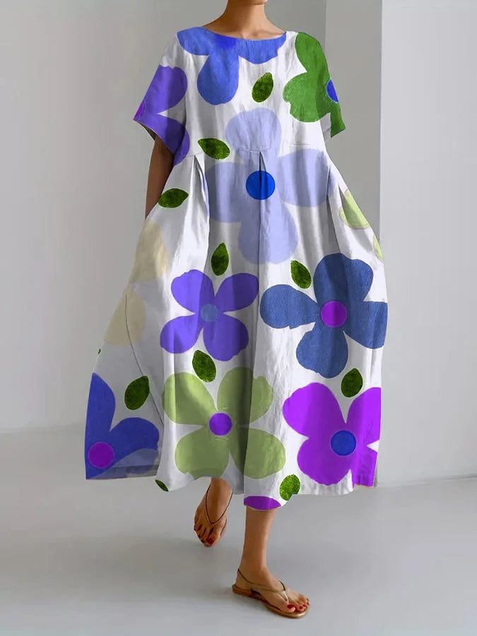 ELIANA – Midi Dress Floral Summer
