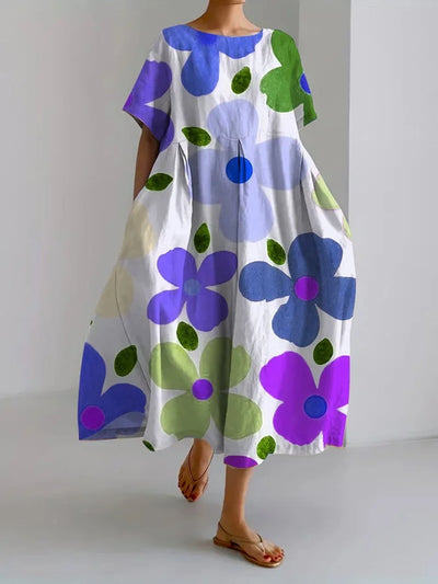 ELIANA – Midi Dress Floral Summer