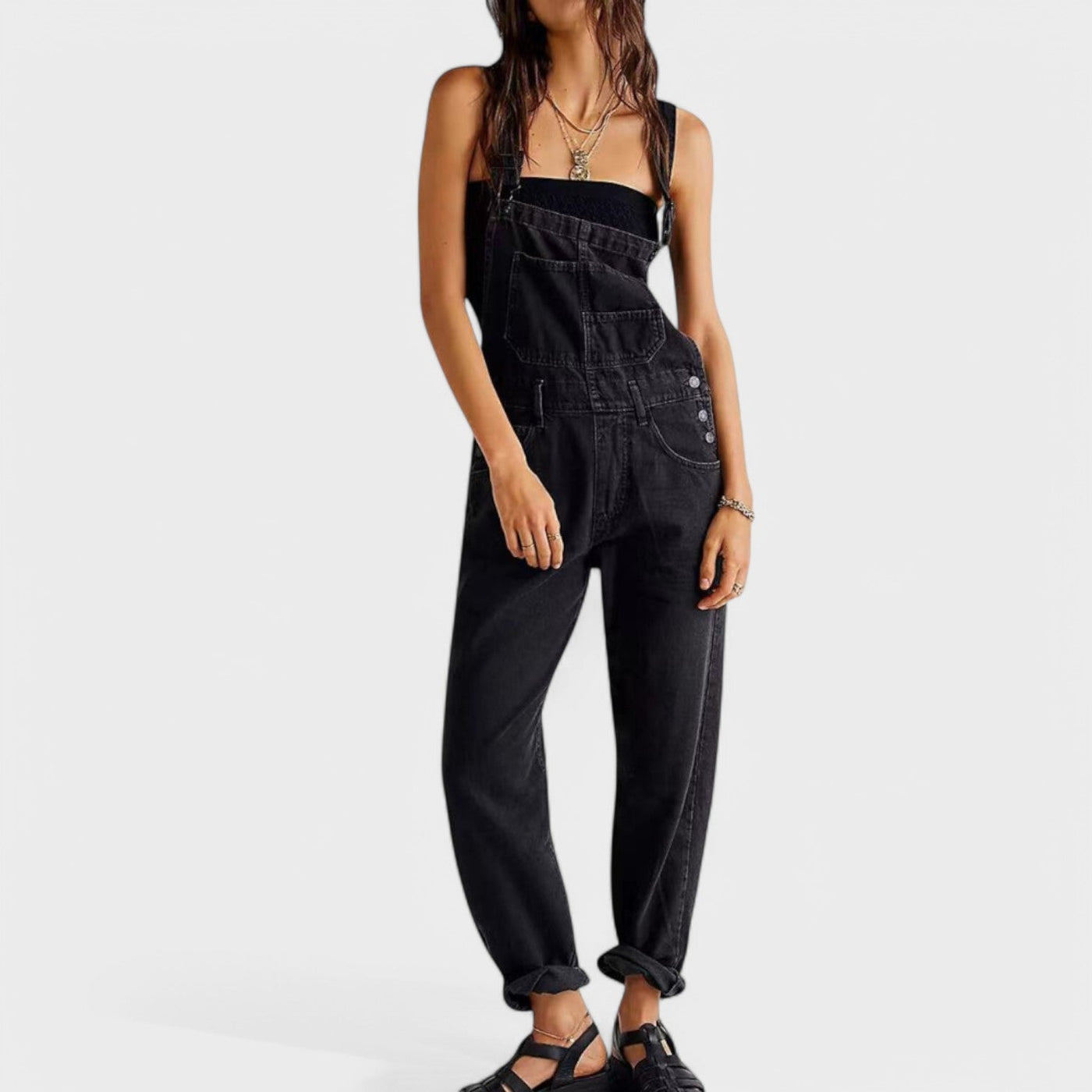 JULIA – Denim Jumpsuit