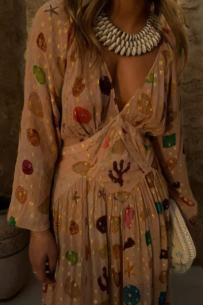 Liora™ | Shimmering Maxi Dress