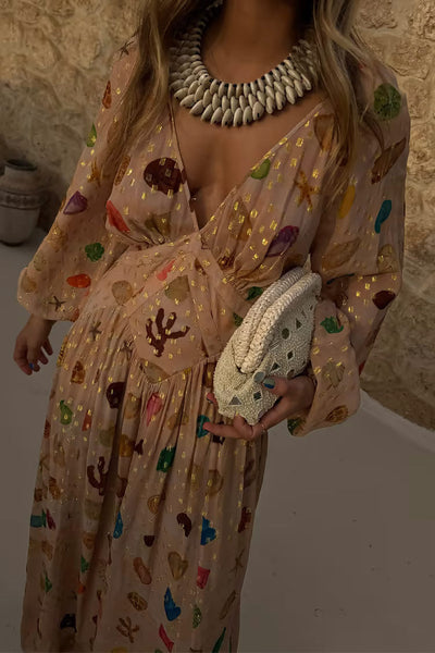 Liora™ | Shimmering Maxi Dress