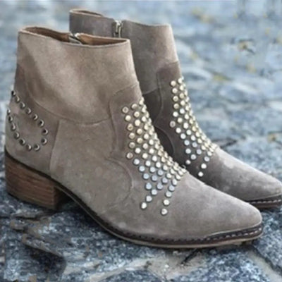 Cadence | Ankle Boots With Studs