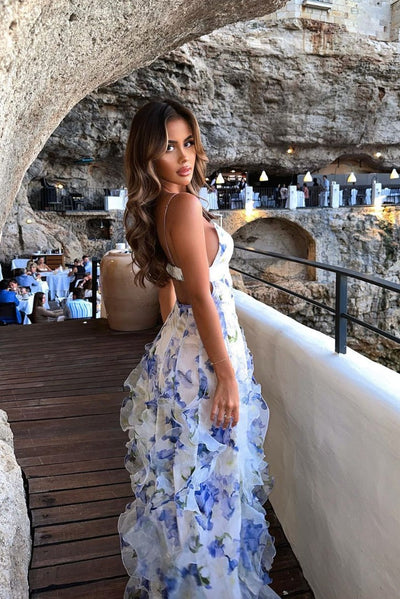 Liora™ | Maxi Dress with Panels