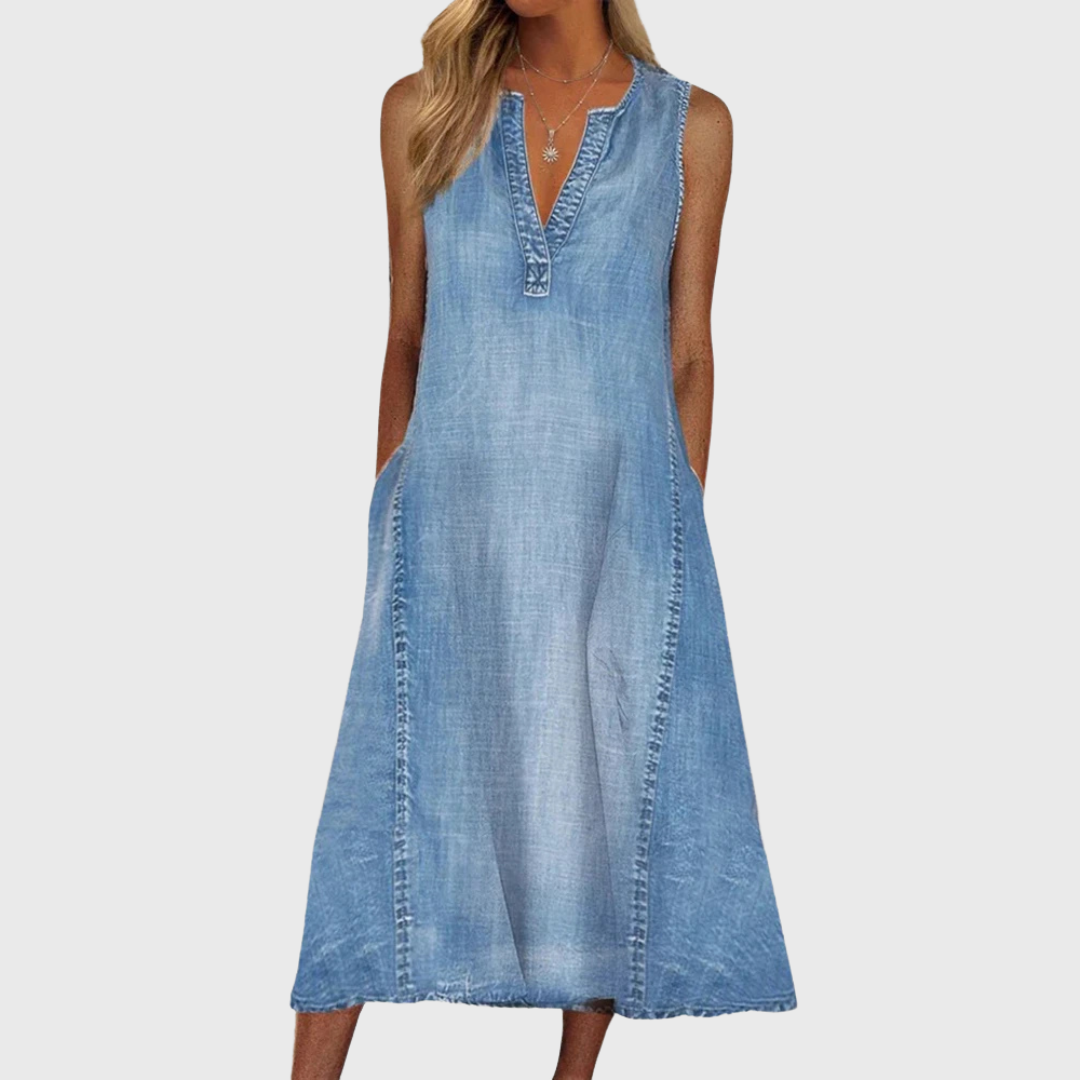Sofia | Denim Comfort Dress