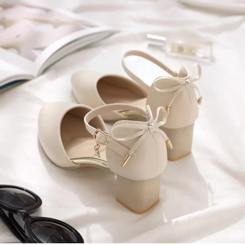 ROMINA – Sandals with Block Heels