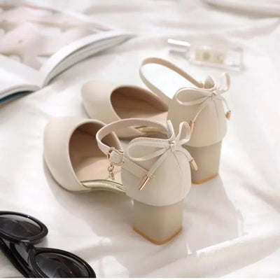 ROMINA – Sandals with Block Heels