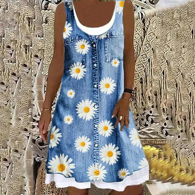 Sofia | Soft and Elegant Denim Dress
