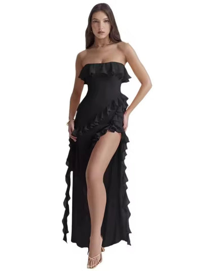 Selina™ | Long Evening Dress with Embellishments