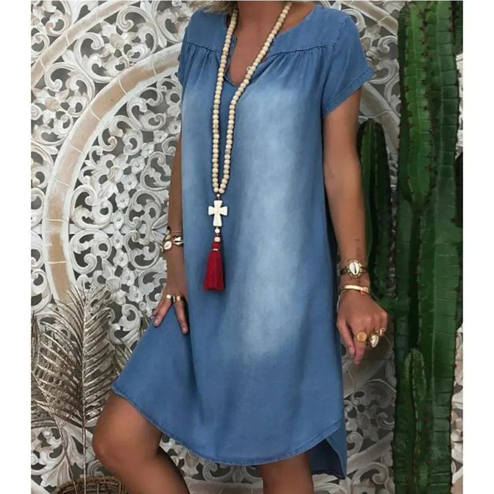Sofia | Casual Denim Summer Dress