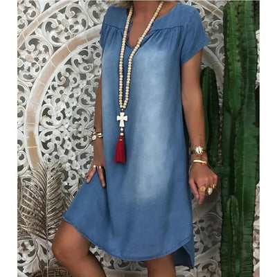 Sofia | Casual Denim Summer Dress