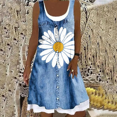 Sofia | Soft and Elegant Denim Dress