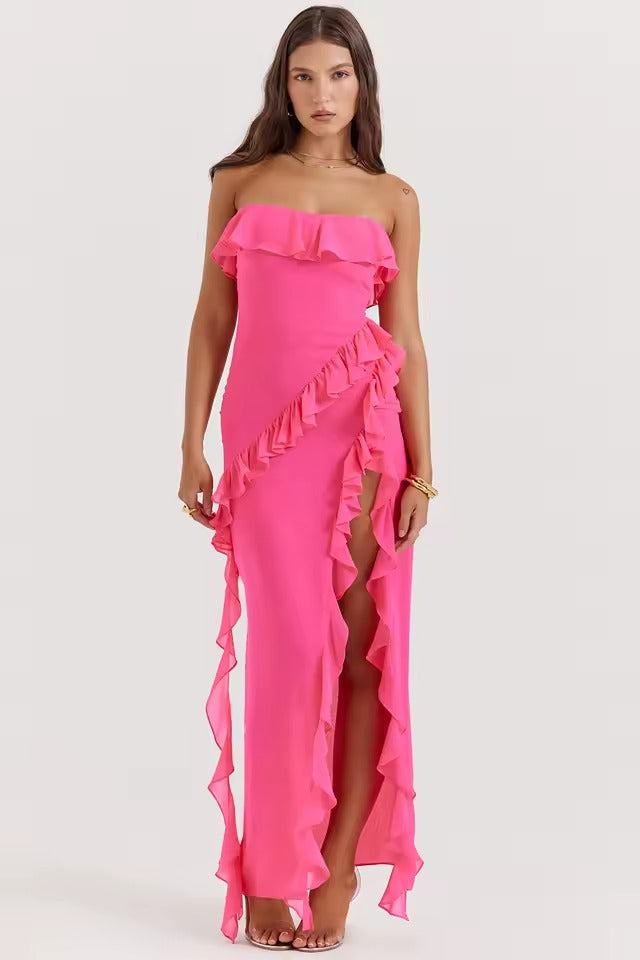 Selina™ | Long Evening Dress with Embellishments