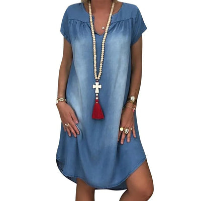 Sofia | Casual Denim Summer Dress