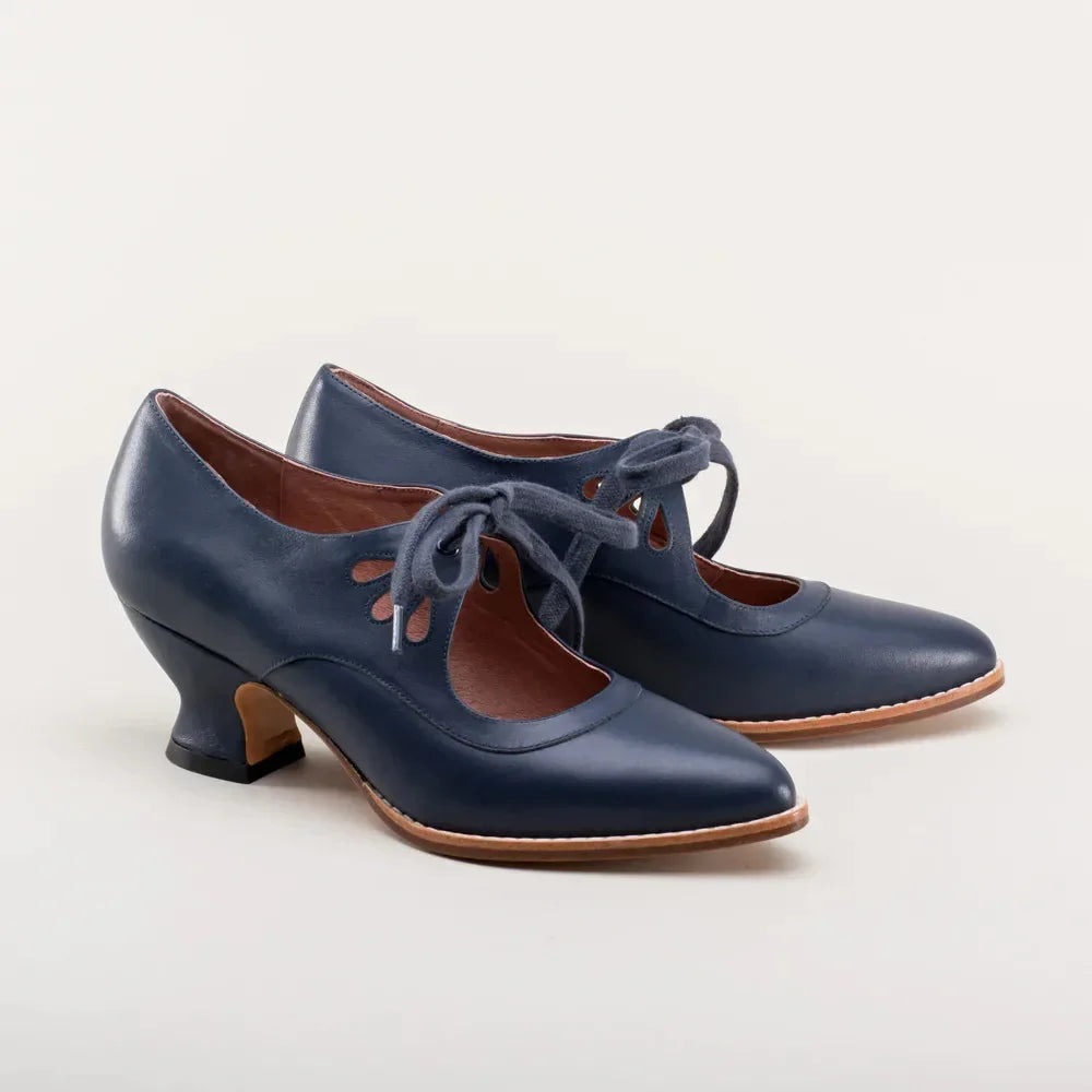 VALENTINA – Lace-Up High Heels