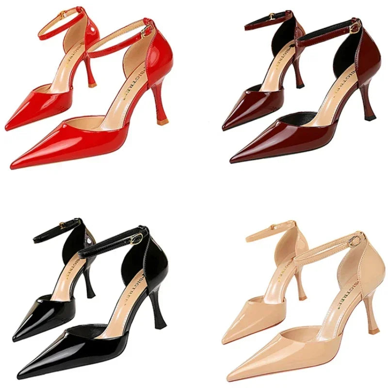 NADIA – High Heels with Ankle Strap
