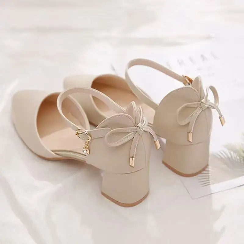 ROMINA – Sandals with Block Heels