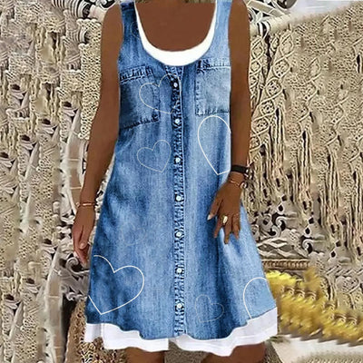 Sofia | Soft and Elegant Denim Dress