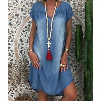 Sofia | Casual Denim Summer Dress