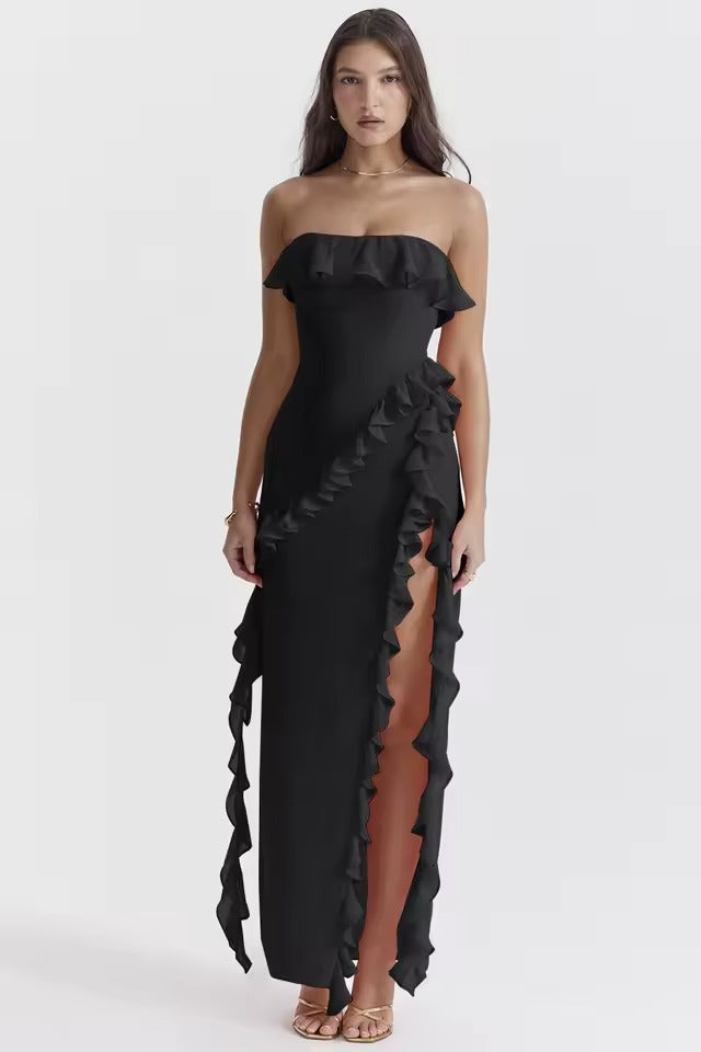 Selina™ | Long Evening Dress with Embellishments
