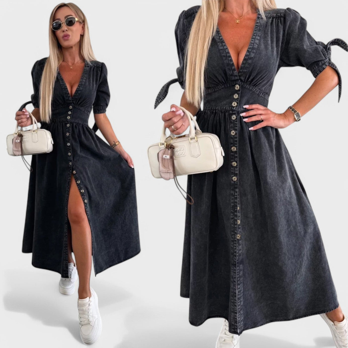 CELESTE – Denim Dress