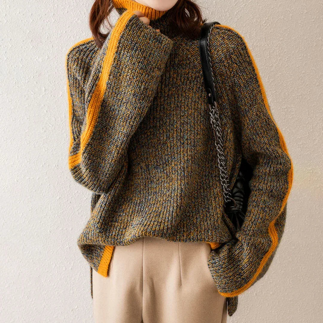 Zoey™ | Knitted Sweater With Turtleneck