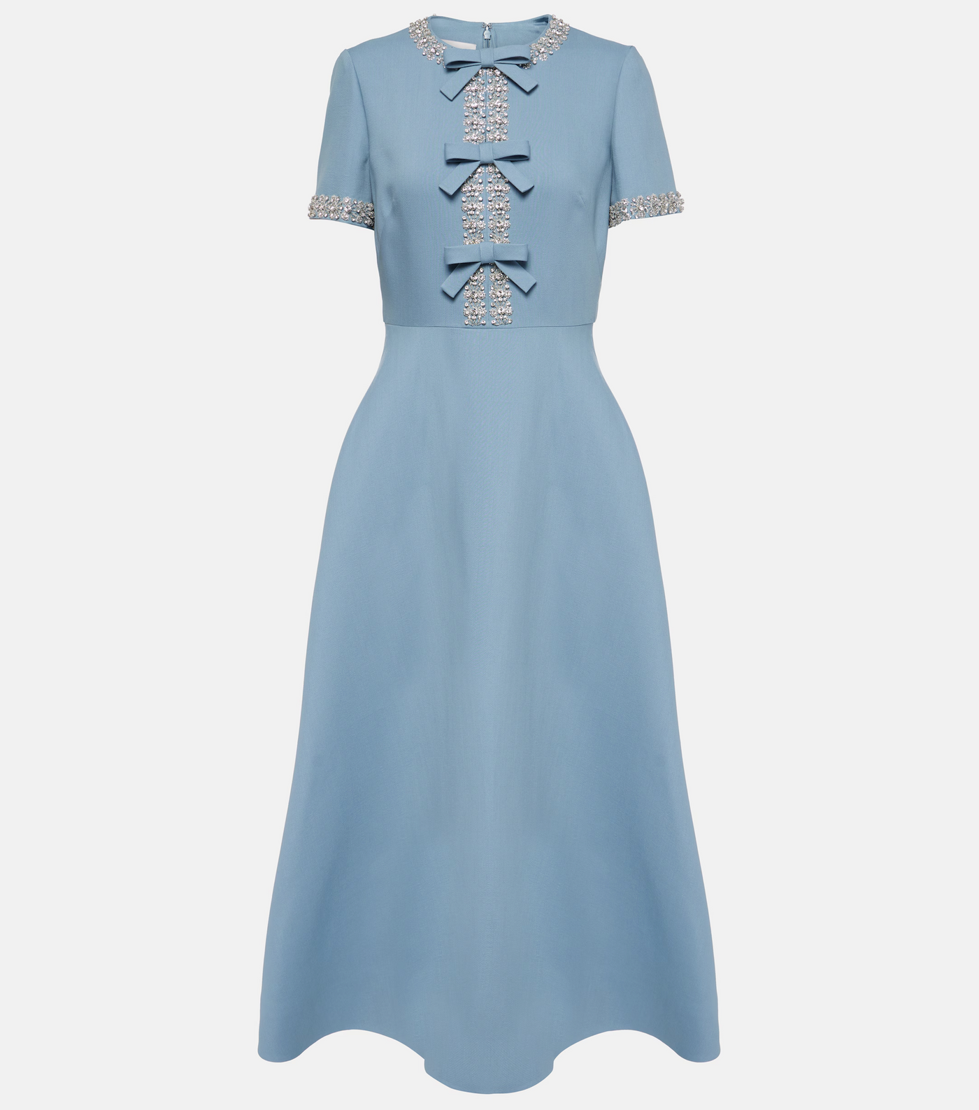 Raffaella™ | Flared Dress with Bows and Pearls