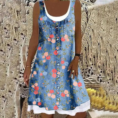 Sofia | Soft and Elegant Denim Dress