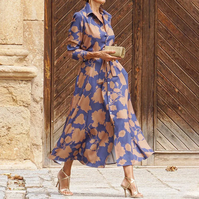 Diana™ | Elegant Women's V-Neck Dress