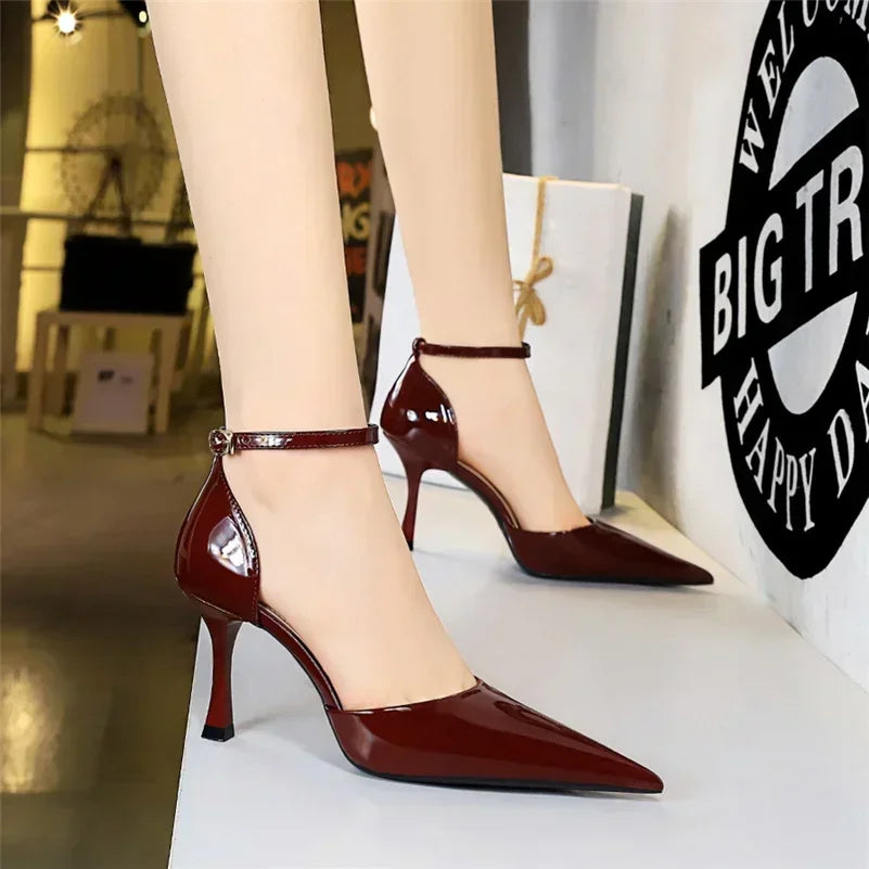 NADIA – High Heels with Ankle Strap