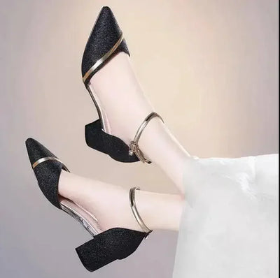 ZARINA – Black High Heels for Spring & Summer