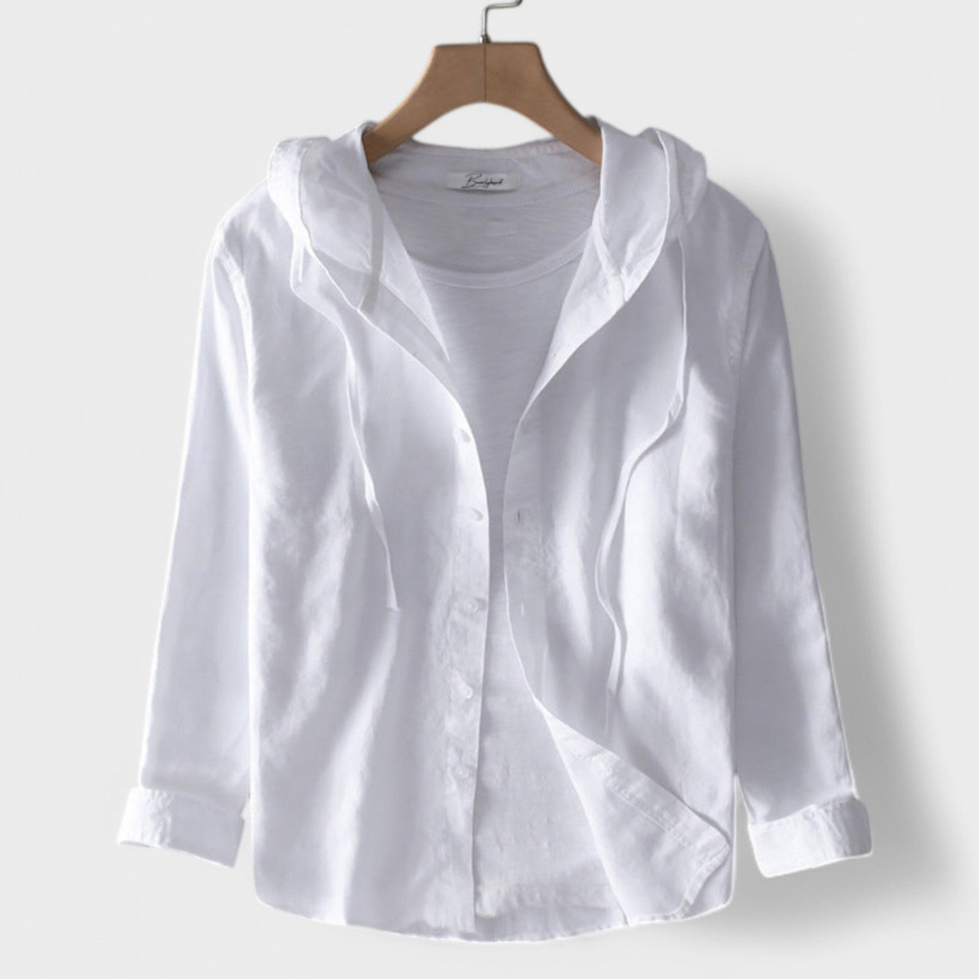 CLARA – Cotton Blouse with Hood