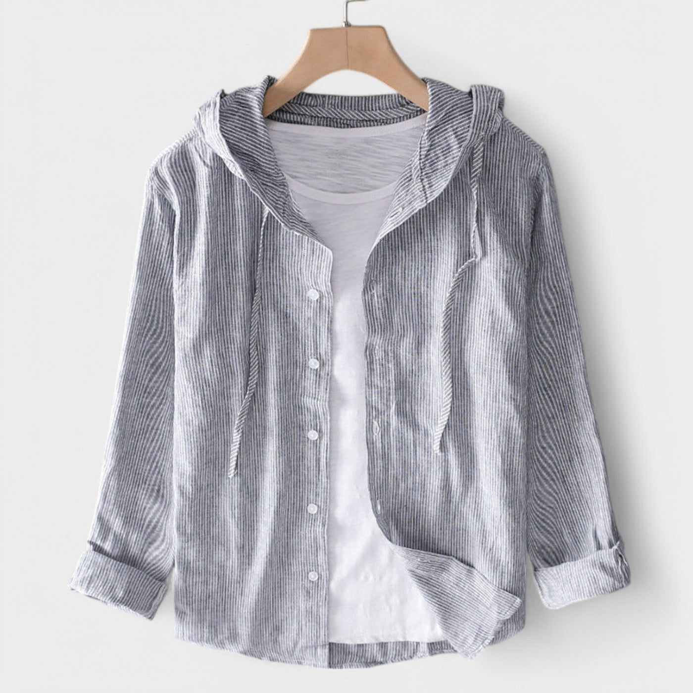 CLARA – Cotton Blouse with Hood