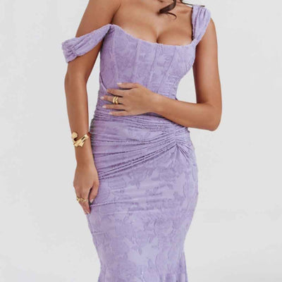 Clara™ | Romantic Floral Evening Dress