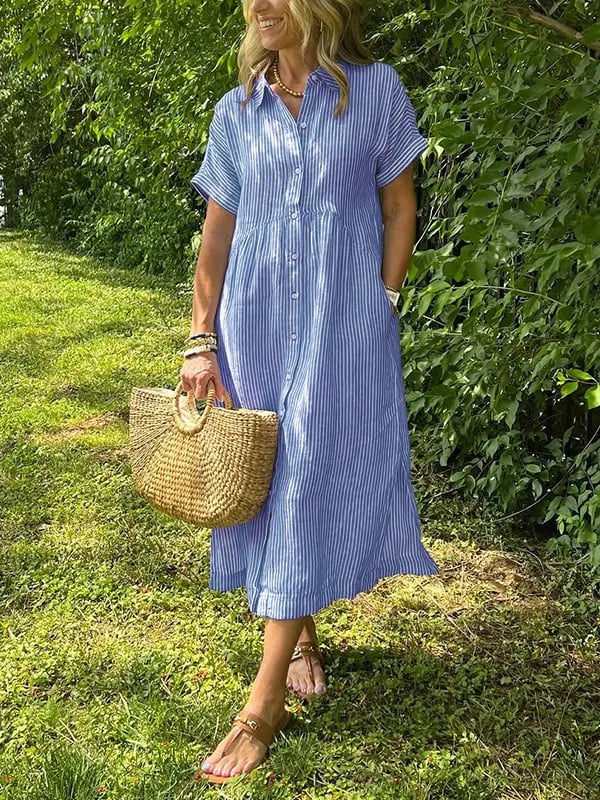 VITTORIA – Shirt Dress Elegant Casual